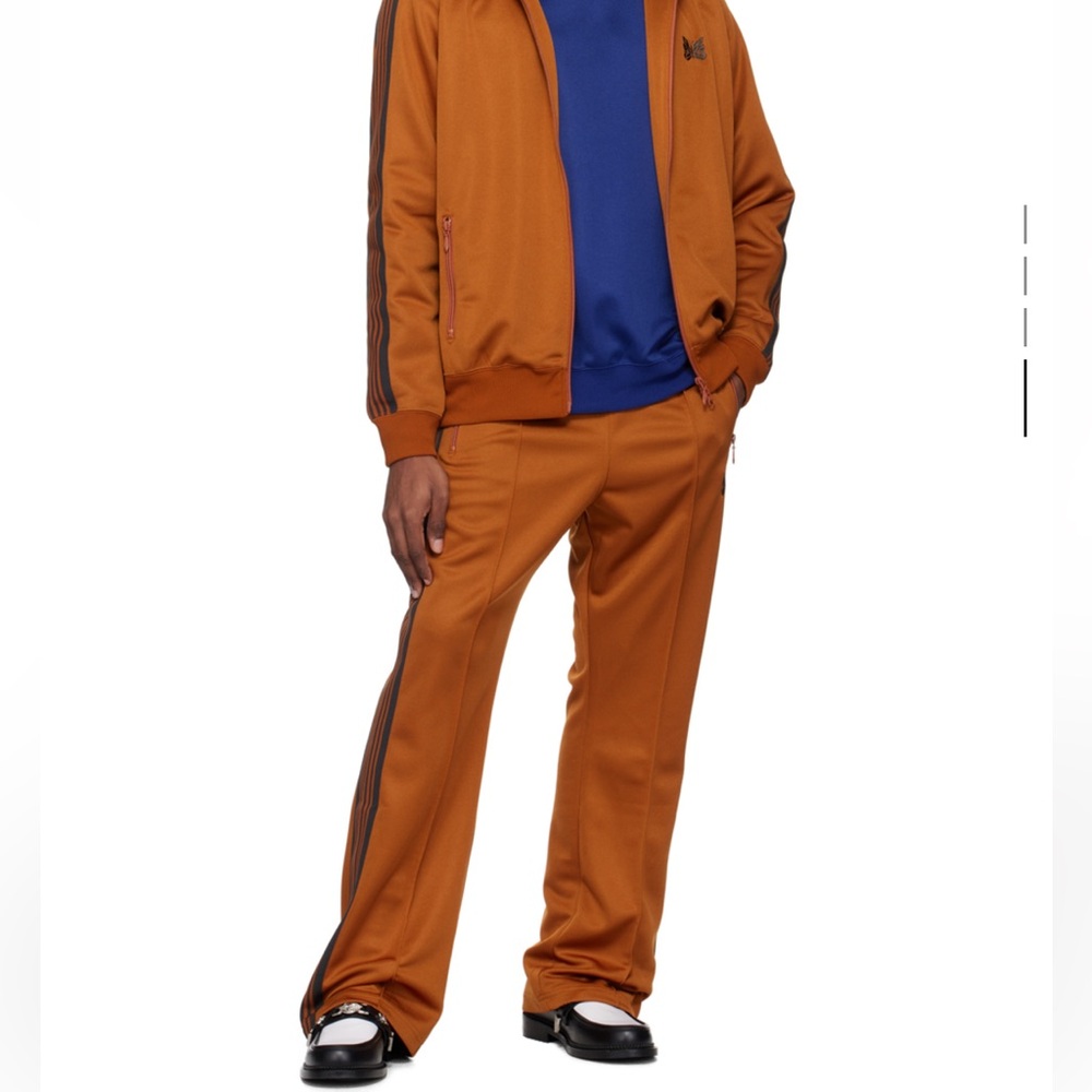 NEEDLES Men's Orange Track Pants